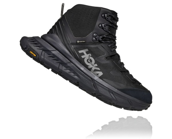 Hoka One One TenNine Hike GORE-TEX Mens UK - Black / Grey Hiking Boots - WDHGK0436